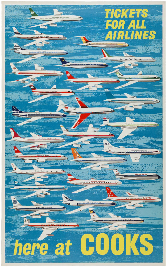 Thomas Cook original advertising poster, 1960s