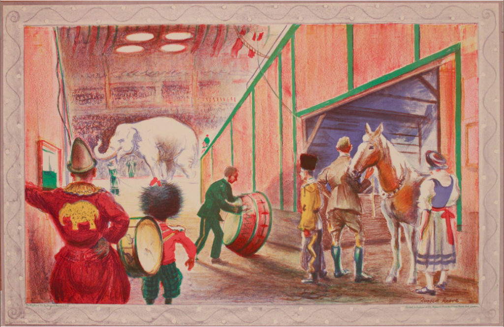 School Print - Russell Reeve - The Elephant Act 1947