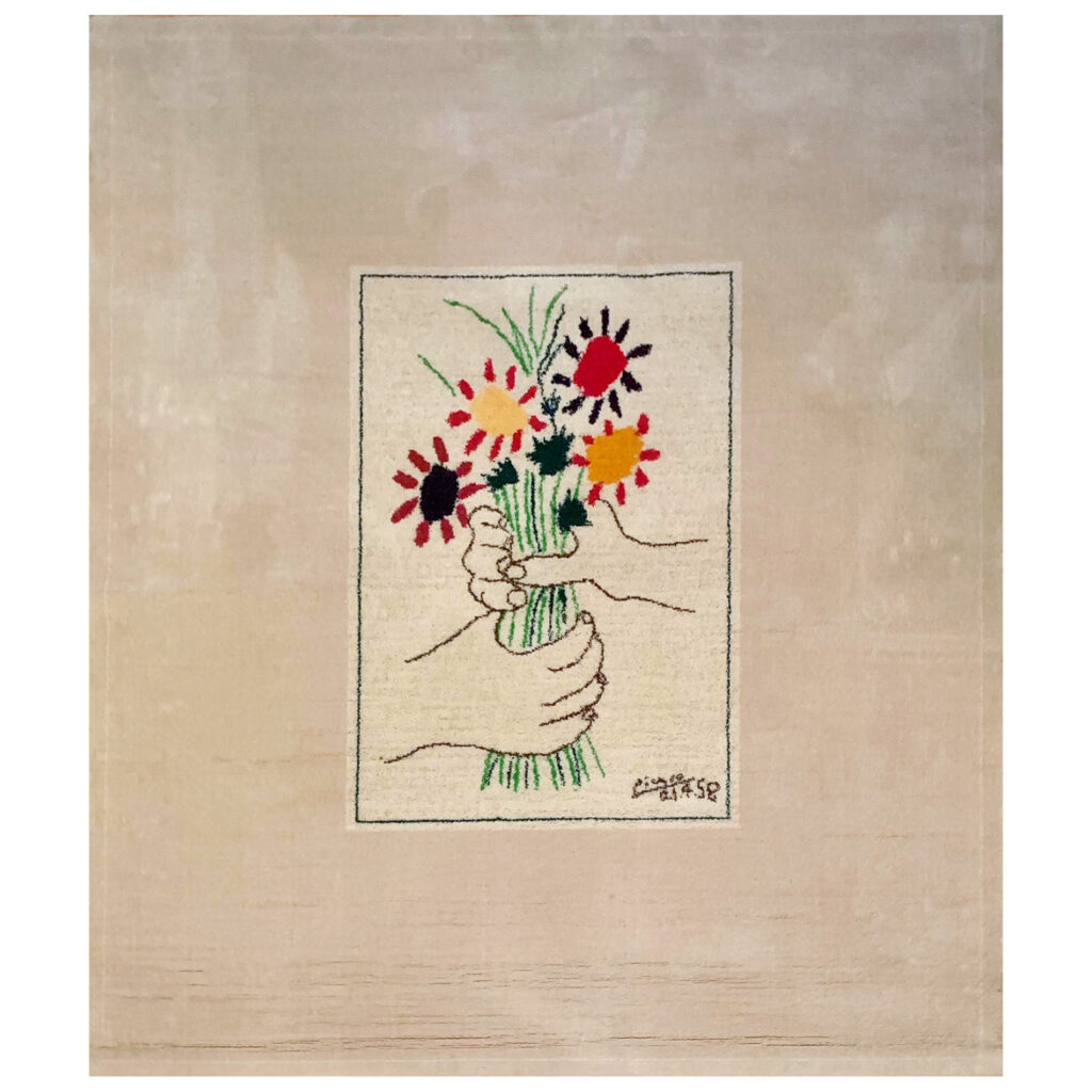 Pablo Picasso Rug Le Bouquet limited edition by Desso, 1997