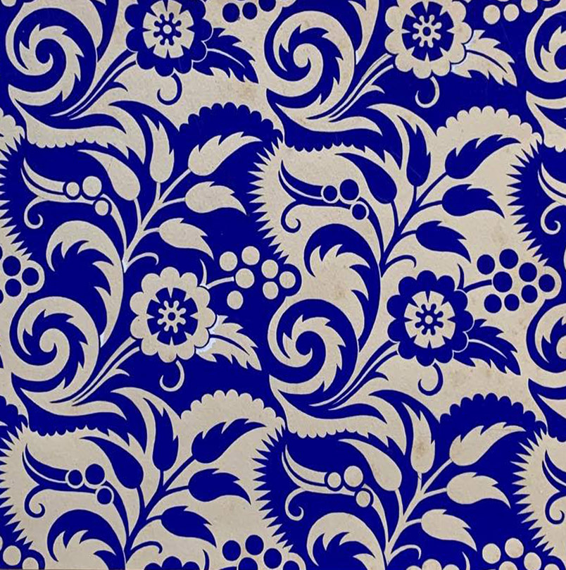 An original concept design for textiles/wallpaper, 1950s Moygashel
