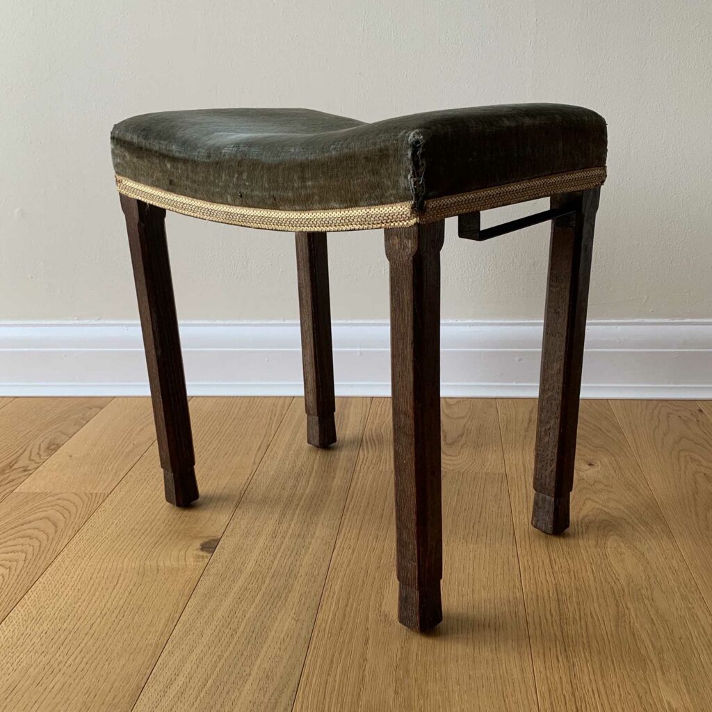 An original King George VI coronation stool